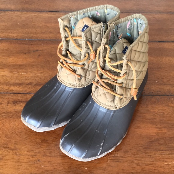 women's sperry duck boots size 11